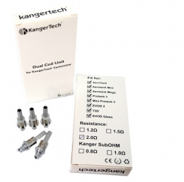 Змінний випарник Kangertech Dual Coil 1,8 Ohm